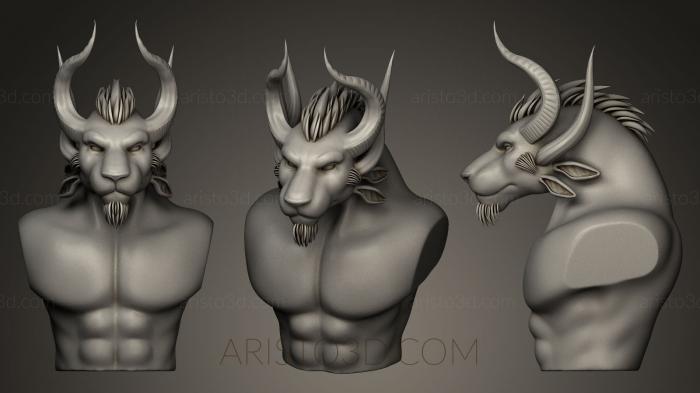 Busts of heroes and monsters (BUSTH_0030) 3D model for CNC machine